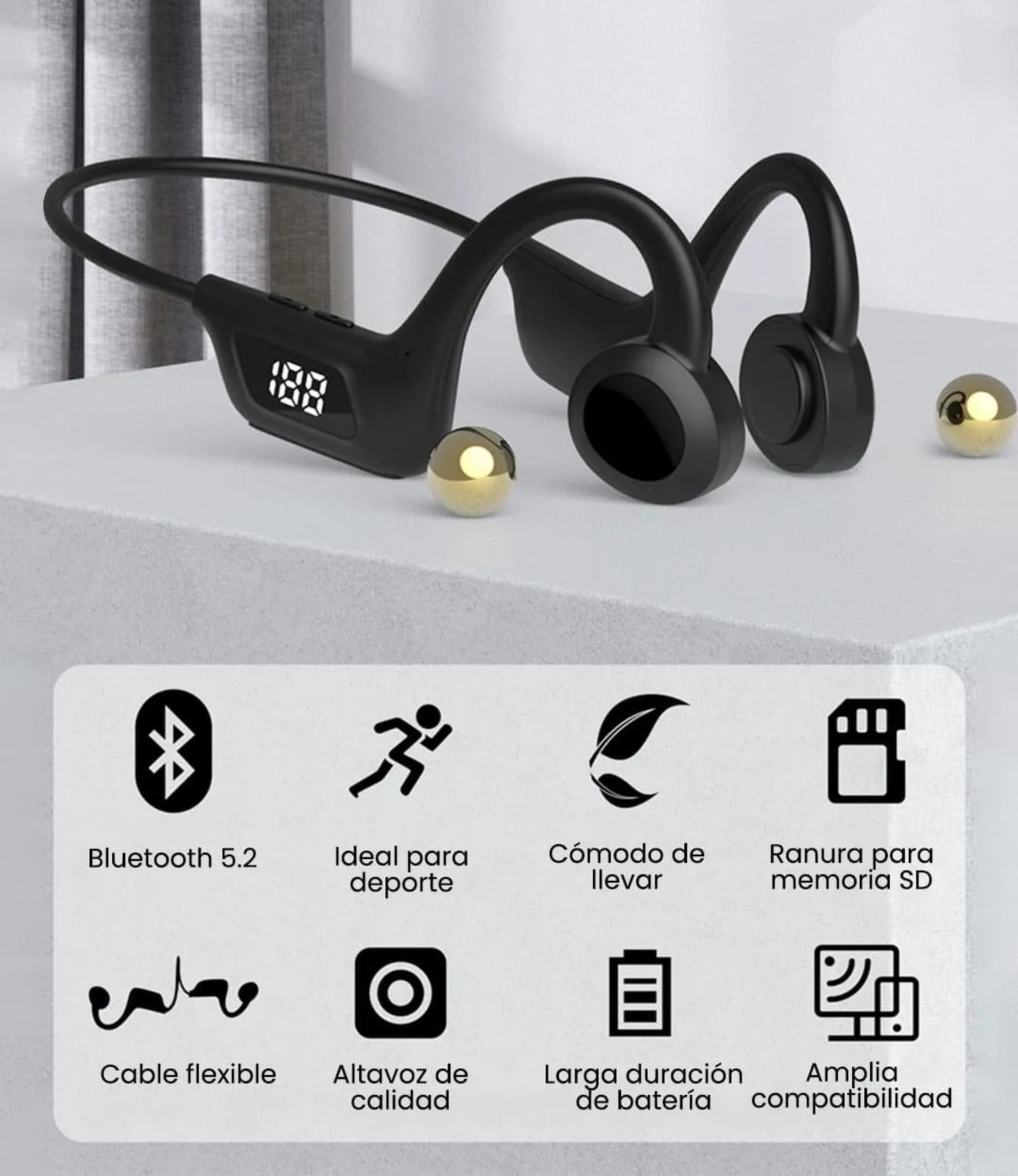 Audífonos Conduccion Osea